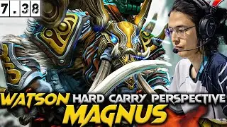 7.38 - Crazy Watson Magnus Hard Carry - Dota 2 (Gameplay with no commentary) #watson #magnus 18 6 16