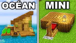 5 MAISONS FACILES que TU PEUX FAIRE sur Minecraft !