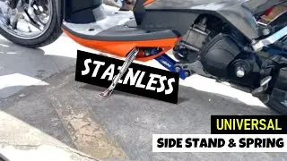 Боковая подставка и пружина из нержавеющей стали для Mio MXi #accessoride