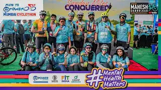 Mumbai Cyclothon 2025 Mental Health Matters Biggest Cycling Event in Mumbai @maheshdabholkarvlog