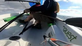 Spinnaker flying