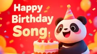 Happy Birthday Song with adorable Pandas!
