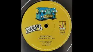 10&Prime; VINYL RECORD FROM JAH VERSION &ldquo;CREDENTIALS / DUBPLATE COLLECTORS&rdquo; Mixed & Mastered by Vibronics