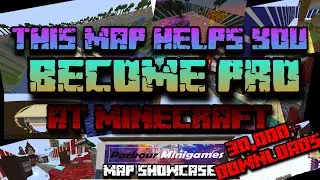 This Map Improves All Of Your Minecraft Skills (Map Showcase, java edition)