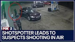 ShotSpotter leads to suspects shooting in air at Detroit gas station