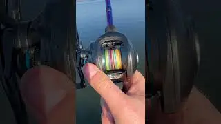 Multi Colored Braided Fishing Line!!🐟 #fishing #fishingvideo