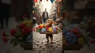 &ldquo;Ek Gareeb Bandar Ki School Story | End Tak Dekhna 😢🔥&rdquo;#shorts #monkey #viral #mini magic