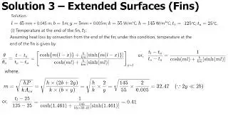 Example 3 &ndash; Extended Surfaces Fins
