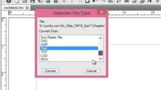 Copying and Importing Text in Adobe Framemaker Document