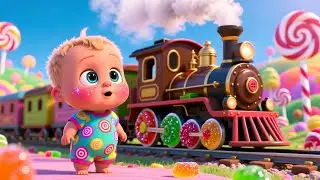 Baby&rsquo;s Candy Train Chase 🍬🚂 Fun Sweet Adventure Song for Kids | Playful Nursery Rhyme