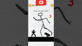 Draw 2 Save Level 69 | Save from the top gun | #draw2save #games #shorts #trending #funny