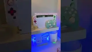 Costom White Nintendo Joycons - joy con  shells 🐚 🍰🍬