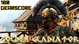 For Honor: GOLDEN GLADIATOR (180 GEARSCORE STATS)