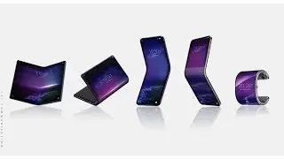 TCL foldable phone bend in to smartwatch