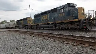 Freight Trains Busy intersection Blue Island | BNSF | CSX | IOWA Interstate