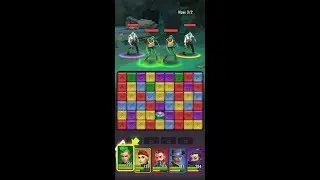 Zombie Blast Squad (by My.com B.V.) - match 3 rpg game for Android and iOS - gameplay.