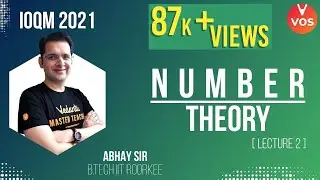 Number Theory | IOQM Math Olympiad Preparation | Abhay Mahajan | Vedantu Olympiad School