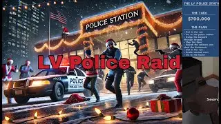 Christmas GTA SA-MP | The LV Police Station Raid Heist