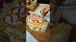 Caramel cream delight 😋 by @IceandSpicepk #shorts #trendingshorts #caramelcreamdelight
