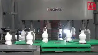 High-Speed Rotary Sticker Labeling Machine for Round Bottles | Automatic Bottle Label Applicator