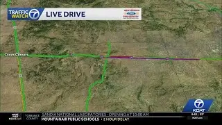Interstate 40 closed due to crash near Clines Corners