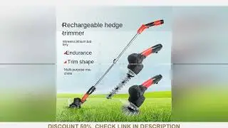 Electric Hedge Trimmer Multi-Functional Garden Trimmer Pruning Saw Pruning Machine Fence Lawn Mower