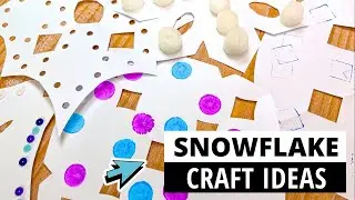 What to Do After Kids Cut Their SnowflakesSnowflake Cutting Craft Ideas