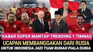 UCAPAN MEMBANGGAKAN DARI RUSI4‼️ UNTUK INDONESIA JADI TUAN RUMAH PIALA DUNIA