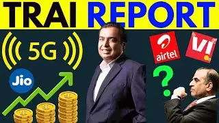 TRAI Telecom Report March 2024 | Vi India Subscriber Crisis | Jio Vs Airtel Vs Vi Fight #trending
