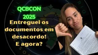 QCBCon 2025- ENTREGA DOS DOCUMENTOS