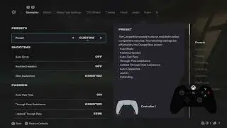 FC26 ( FIFA 26 ) - How to Change Gameplay Preset