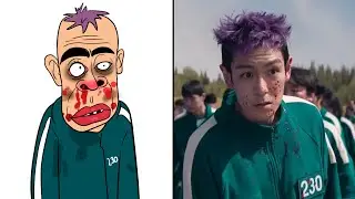 SQUID GAME Season 2 but It's Ruined by Drawing Meme
