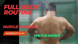 Full body workout #motivation #workoutvlog #bodyrecomp #bodybuilding