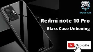 KWINE CASE Back Cover Redmi note 10 Pro (Glass Case)