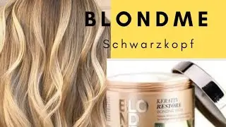 BLONDME KERATIN RESTORE BONDING SCHWARZKOPF! RESENHA.