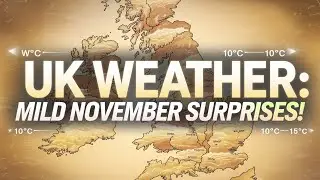 Погода в Великобритании: мягкие сюрпризы в ноябре! #UKWeatherForecast #NovemberWeather #MildAutumn