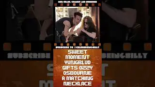 Ozzy Osbourne Receives Thoughtful Gift From Supporting Act & Friend Yungblud #ozzyosbourne #yungblud