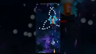 Galaxy invader alien shooter Christmas event level 8 cute snowman mini boss☹️