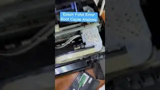 Fatal Error Troubleshooting Epson Eco Tank Printer   #printer #epson