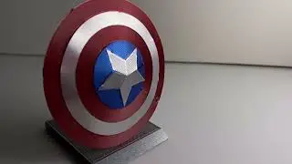 DIY 3D Miniature Metal Puzzle Captain America's Shield Avengers | Marvel