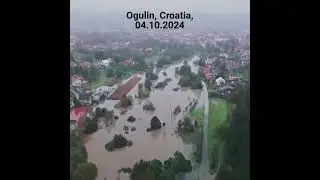 Flooding in Ogulin, Croatia 04.10.2024
