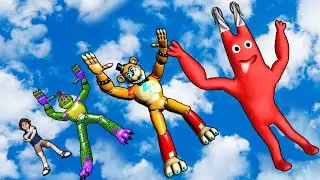 FNAF 9 vs Garten of Banban: Ragdoll Jumps and Falls - [GMOD] - Episode 9