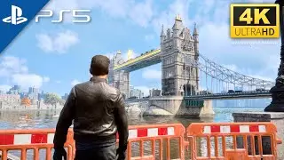 Walking around London in Watch Dogs Legion (PS5) 4K HDR