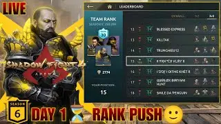 Season 6 Day 1⏳ Rank Push🙂 Shadow Fight 4 Arena 🏟️ LIVE!