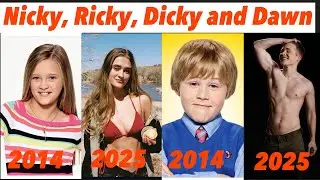 Nicky, Ricky, Dicy and Dawn Then vs now 2025