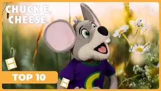 Top 10 Spring ☀️ Time Moments with Chuck E. Cheese and Friends! 🐭🌈