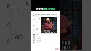 Overthinking Easy Questions on the ACT MATH Area Problem