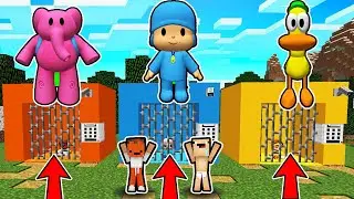 DON'T CHOOSE THE WRONG PRISON 😱☠️ POCOYO, PATO, ELLY! ☠️ BABY NOOB and TIKKO