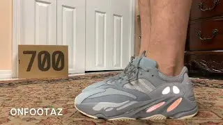 Adidas Yeezy 700 Inertia On Foot