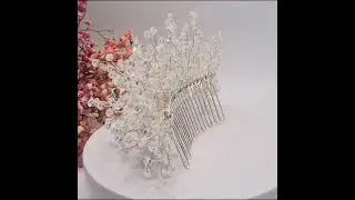 Elegant Bridal Headpiece with Crystal Beads
